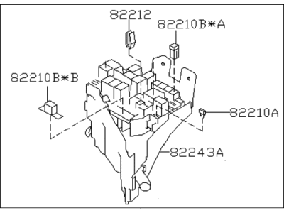 Subaru 81403AJ74A Wiring Harness BULKHEAD