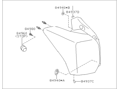 Subaru 84912SG151