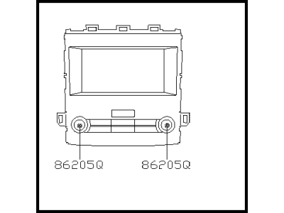 Subaru 86201FL60A Radio Assembly