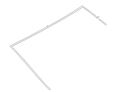 Subaru 65158FL10A MODLING Assembly Rear Window