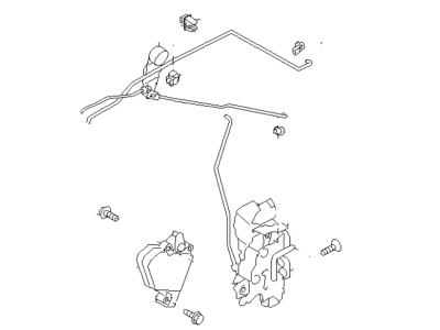Subaru Impreza Door Latch Assembly - 61031FE031