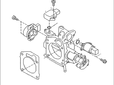 Subaru 16114AB023 Throttle Body Assembly
