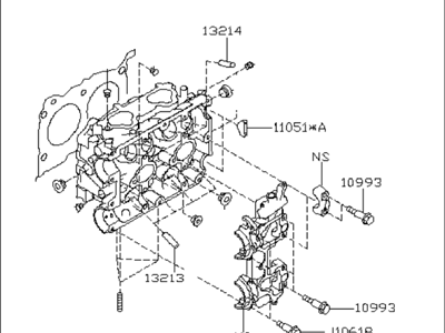 Subaru 11039AB820 Cylinder Head Assembly Right