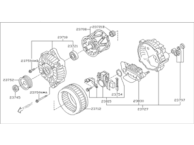 Subaru 23700AA570 Alternator Assembly