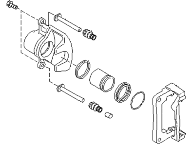 Subaru 26291AA090 Disc Brake Kit Rear LH