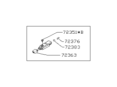 Subaru 72340FA111 Air Conditioner Switch
