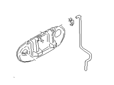 1998 Subaru Impreza Door Handle - 62460FA010UA