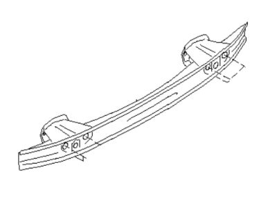 Subaru 57711FJ0909P Beam Complete Rear Us Us