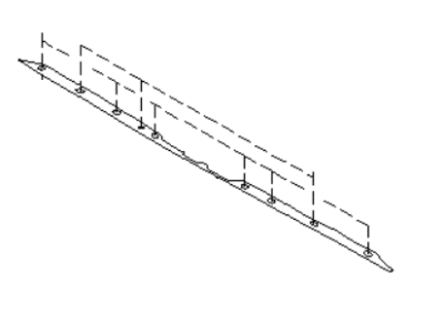 Subaru 57722VA000 Plate Upper Front