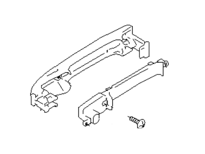 2016 Subaru Crosstrek Door Handle - 61160FJ010T2