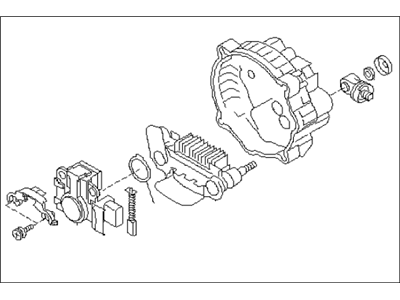 Subaru WRX STI Alternator Case Kit - 23727AA680