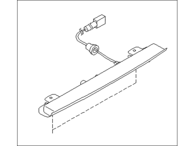 2008 Subaru Impreza Third Brake Light - 84751FG000