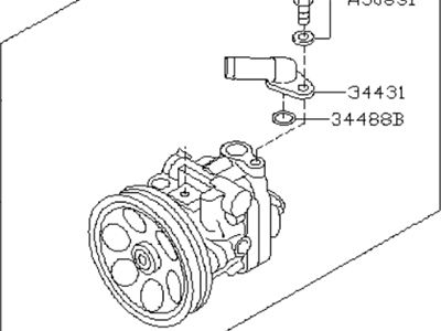 Subaru 34430FG000 Power Steering Pump Assembly