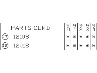 Subaru 12108AA380