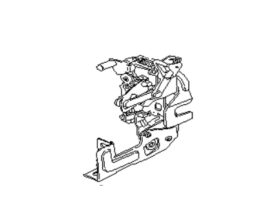 Subaru Legacy Rear Passenger Door Handle Latch - 62131AA300