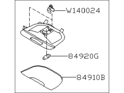 2019 Subaru Forester Dome Light - 84601SJ000ME