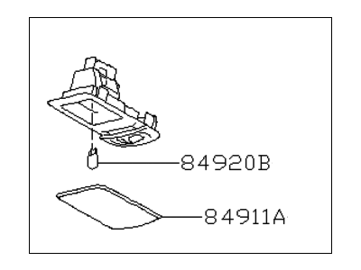 2019 Subaru Forester Dome Light - 84671AG050ME