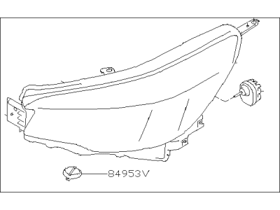 2020 Subaru Forester Headlight - 84913SJ070