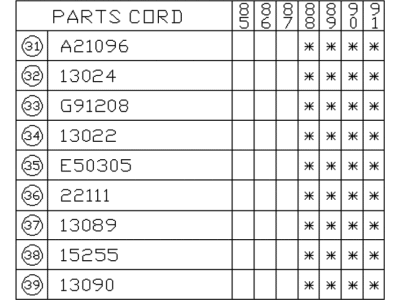 Subaru XT Camshaft - 13022AA150