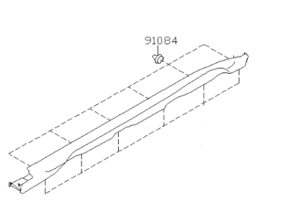 Subaru 91112AN02A GARNISH Ay Sd Sl RH