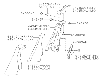 2021 Subaru Outback Seat Cushion - 64244AN10ASM