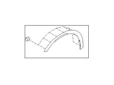 Subaru 91112AN01A GARNISH Ay FENDERLH