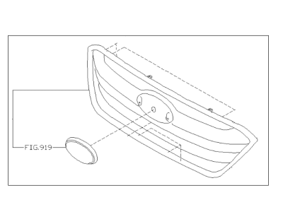 2020 Subaru Legacy Grille - 91121AN08A