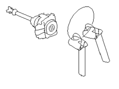 2020 Subaru Outback Door Lock Cylinder - 57492AN01A