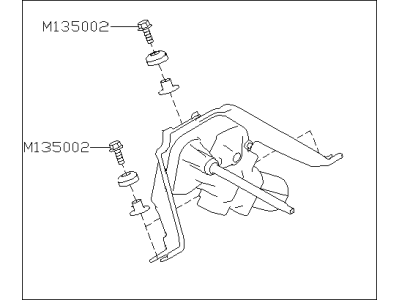 Subaru Outback Wiper Motor - 86510AN08A