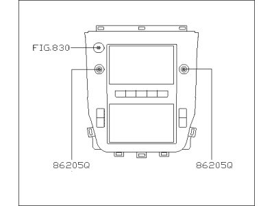 Subaru 86213AN63A Panel Assembly