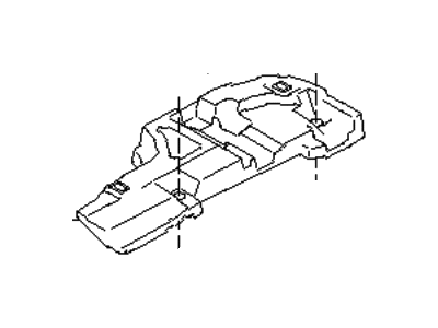 Subaru 95086AN04A SPACER R Floor SDRH