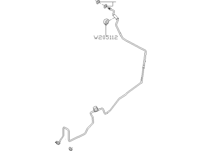 Subaru Outback A/C Hose - 73431AN01A