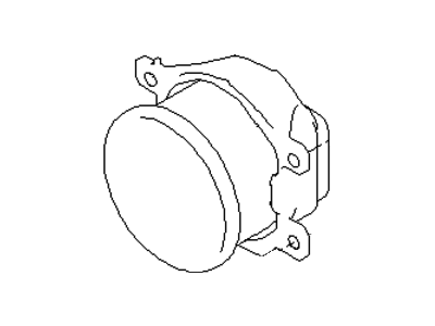 Subaru Outback Fog Light Lens - 84501AN000