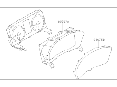 Subaru Outback Instrument Cluster - 85002AN01A