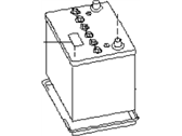 Subaru Forester Car Batteries - 82110AA000 Battery 75D23L Mf